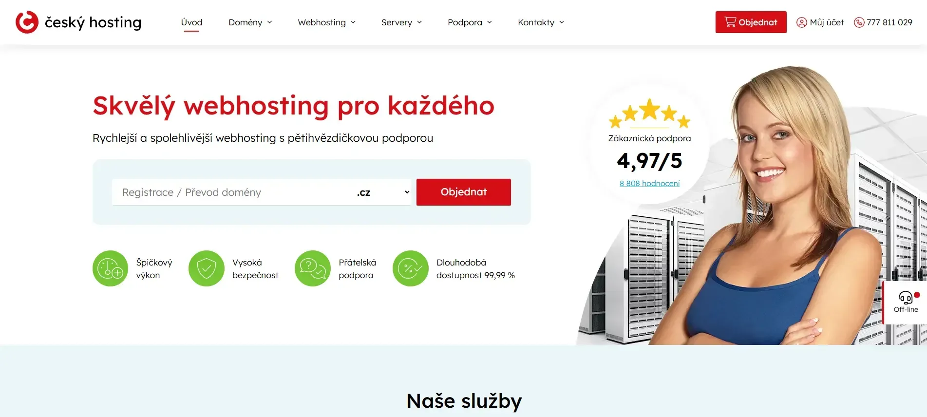 Nejlepší webhostingy z pohledu profesionála